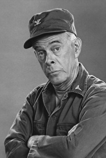 Harry Morgan plays Col. Sherman T. Potter on Mash