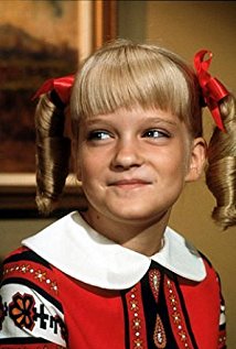 Susan Olsen plays Cindy Brady on The Brady Bunch